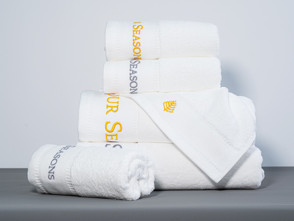 Hotel Towel set - plain satin