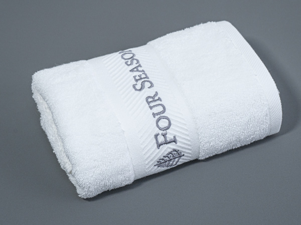 Hotel Towel Set - herringbone satin