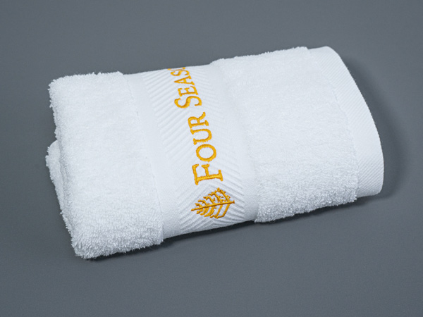 Hotel Towel Set - herringbone satin