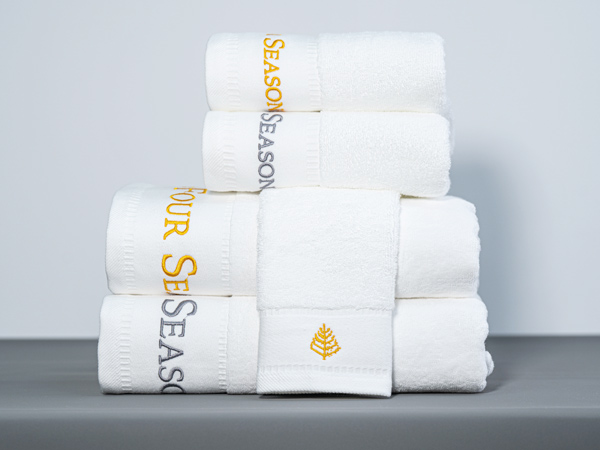 Hotel Towel set - plain satin