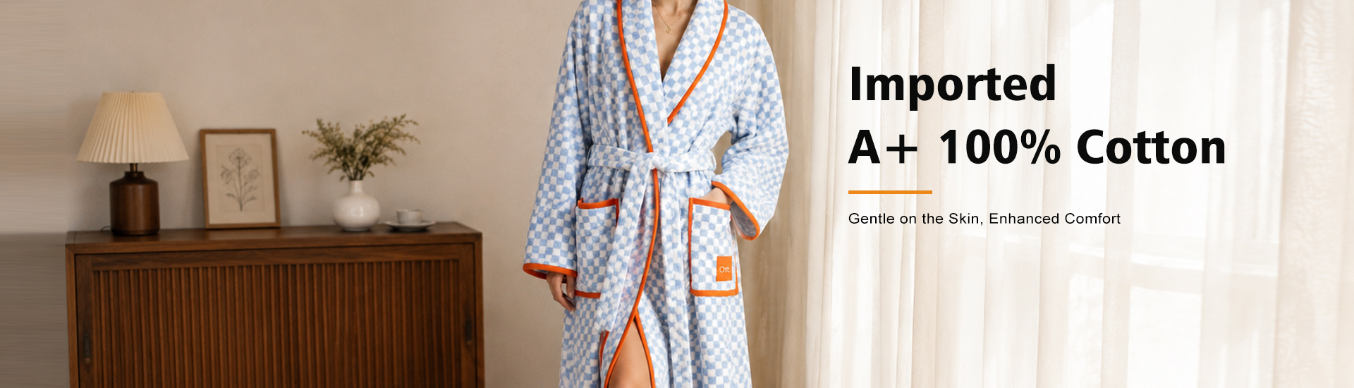 Imported A+ Grade Cotton Gentle on Skin, Elevated Comfort Experience