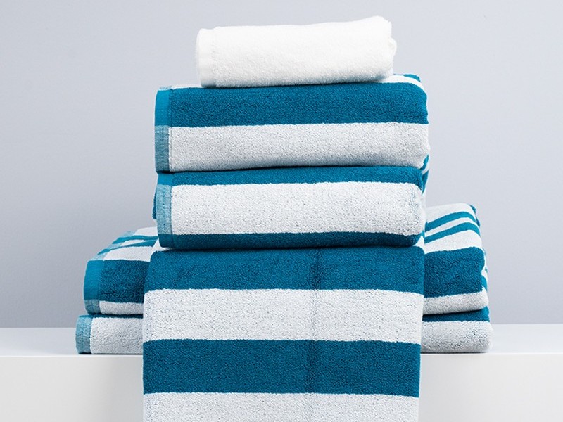 Striped beach towel