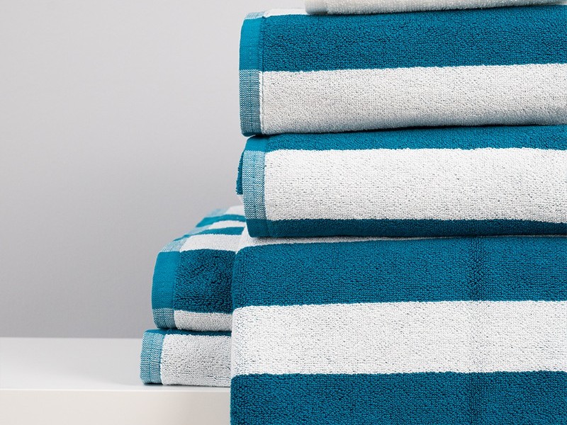 Striped beach towel