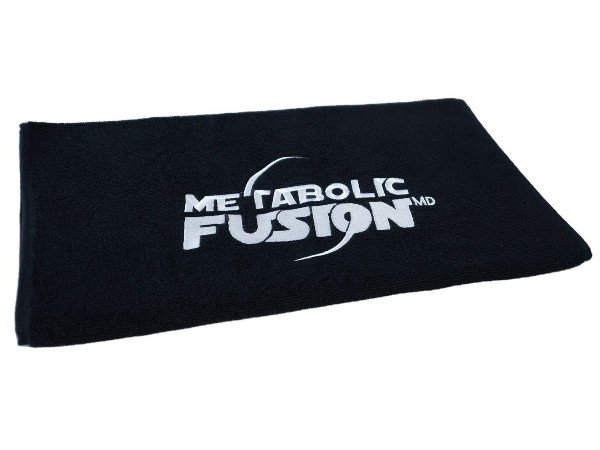 100% cotton custom-made gym/sports/fitness towels with embroidered logos