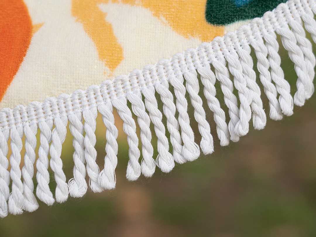 Round beach towel