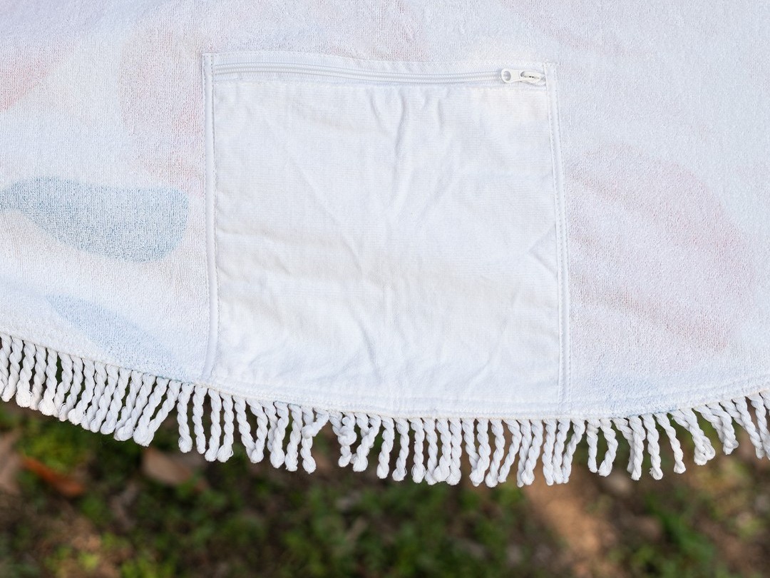 Round beach towel
