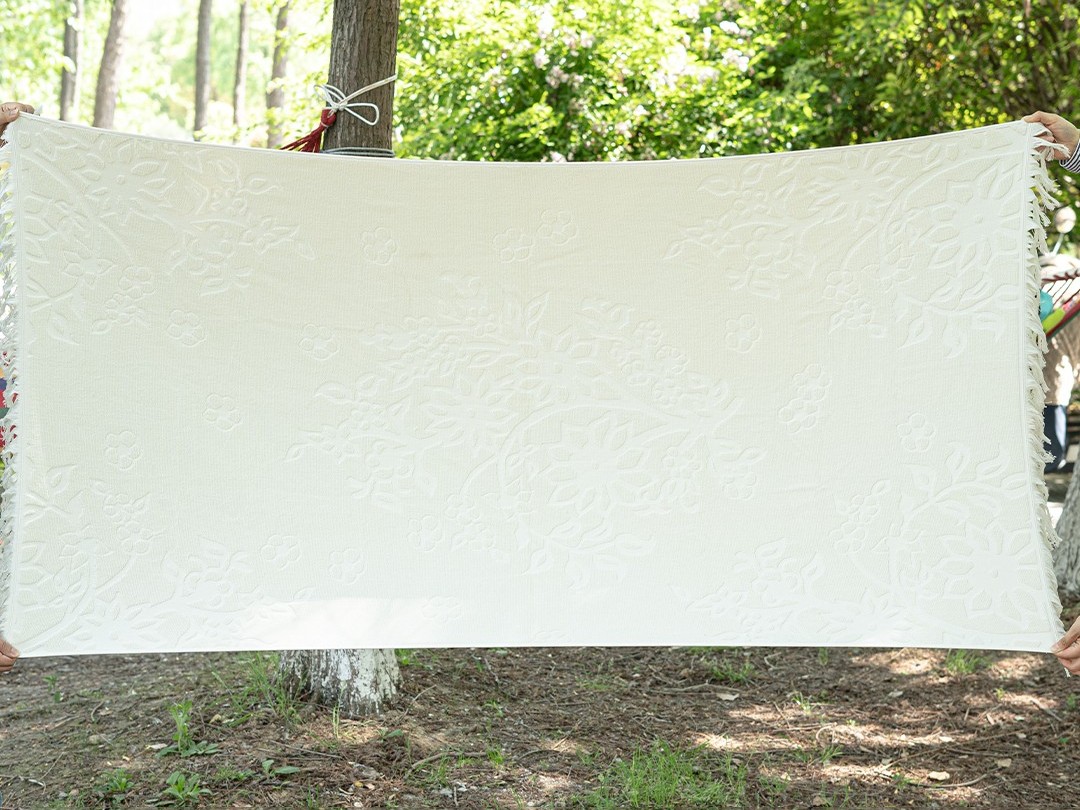 White beach towel
