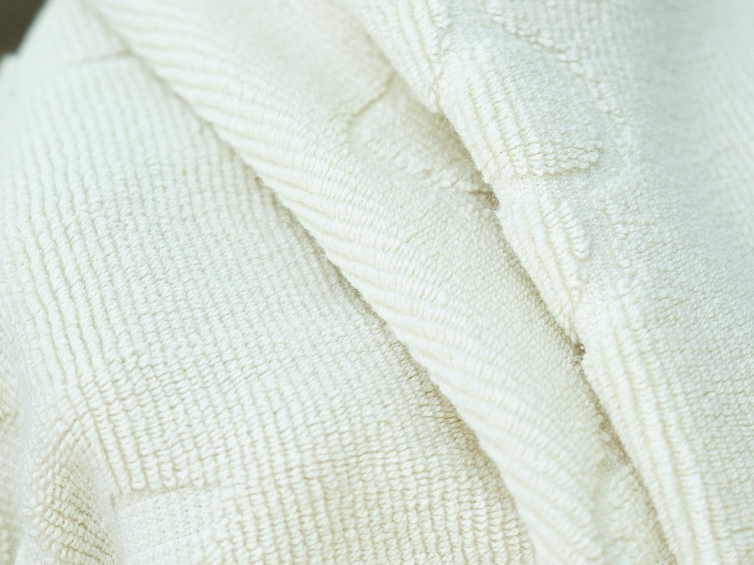 White beach towel