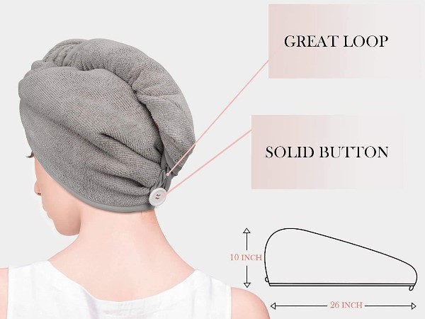 Quick-drying super plush super fine fiber hair towel dry film salon towel
